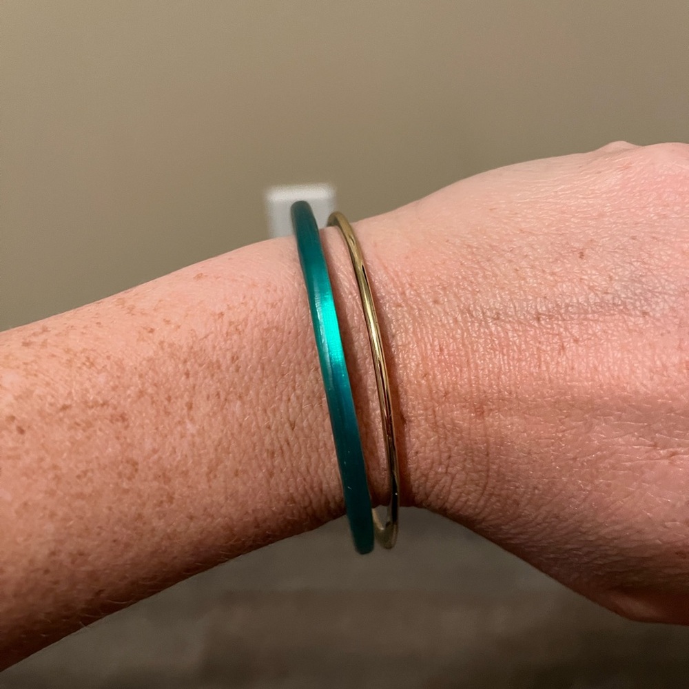 Alexis Bittar green bangle